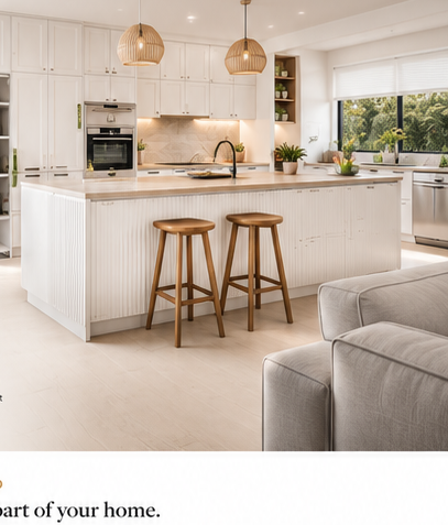 Custom kitchen cabinetry