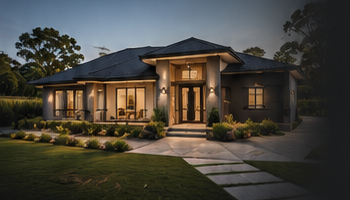 Teppen home at night